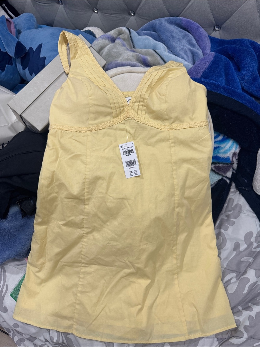 Yellow Girls' Sleeveless One-Piece Dress
